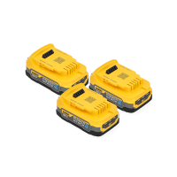 Startset: 3x DeWalt DCBP034-XJ XR Powerstack Li-ion accu (18 V, 1.7 Ah, origineel) ADE01374