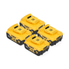 Startset: 4x DeWalt DCB184 XR Li-ion accu's (18 V, 5.0 Ah, origineel)