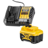 Startset: DeWalt DCB126-XJ / 12V XR Li-ion accu + lader (12 V, 5.0 Ah, origineel) ADE01391 - 1