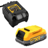 Startset: DeWalt DCBP034-XJ XR Powerstack Li-ion accu + lader (18 V, 1.7 Ah, origineel) ADE01376 - 1