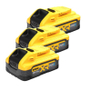 Startset 3x DeWalt DCBP518-XJ XR Powerstack Li-ion accu's (18 V, 5.0 Ah, origineel) ADE01382 - 1
