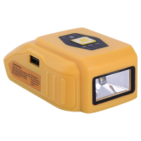 DeWalt USB-adapter voor XR 18V Li-ion en XR Flexvolt accu's (123accu huismerk)  ADE01324