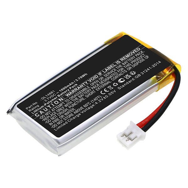 Deli DL14881 accu (1000 mAh, 123accu huismerk)  ADE01263 - 1