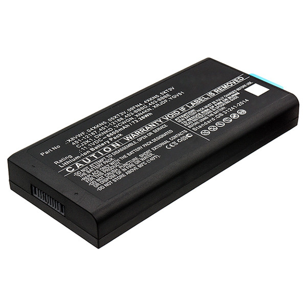 Dell 09FN4 / 4XKN5 / 5XT3V accu (11.1 V, 6600 mAh, 123accu huismerk)  ADE00991 - 1