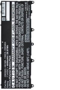 Dell 0WGKH / H91MK / Y50C5 accu (7.4 V, 30 Wh, 4050 mAh, 123accu huismerk)  ADE00557