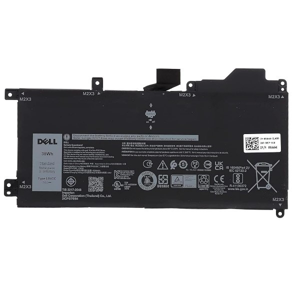 Dell 1FKCC / 0KWWW4 / 0D9J00 accu (7.6 V, 4750 mAh, 38 Wh, origineel)  ADE01359 - 1
