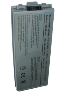 Dell 310-5351 / Y4367 / 312-0279 accu (11.1 V, 4400 mAh, 123accu huismerk)  ADE00052