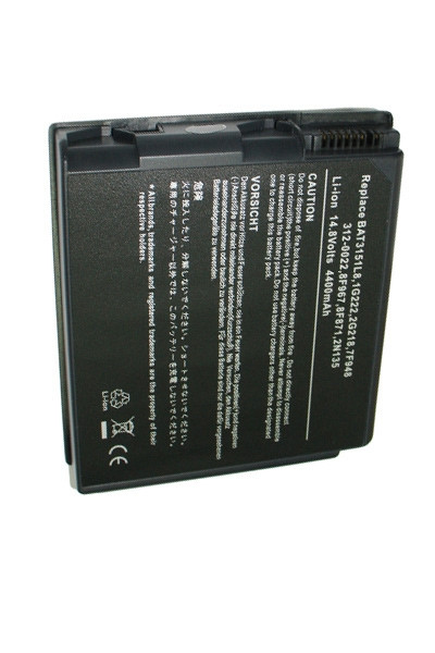 Dell 312-0058 / 312-0022 / 1G222 accu (14.8 V, 4400 mAh, 123accu huismerk)  ADE00041 - 1