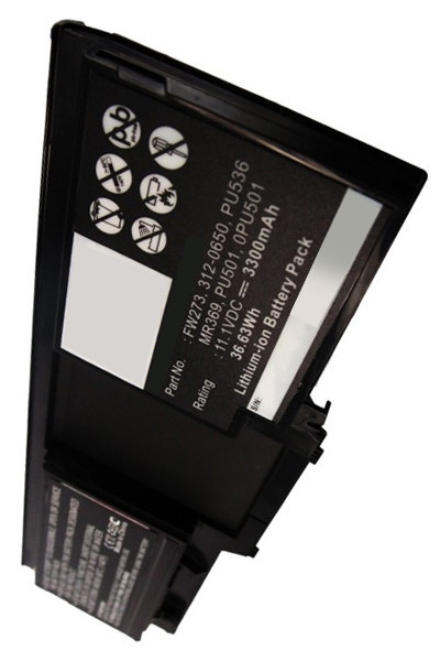 Dell 312-0650 / 451-10498 / PU536 accu (11.1 V, 3600 mAh, 123accu huismerk)  ADE00105 - 1