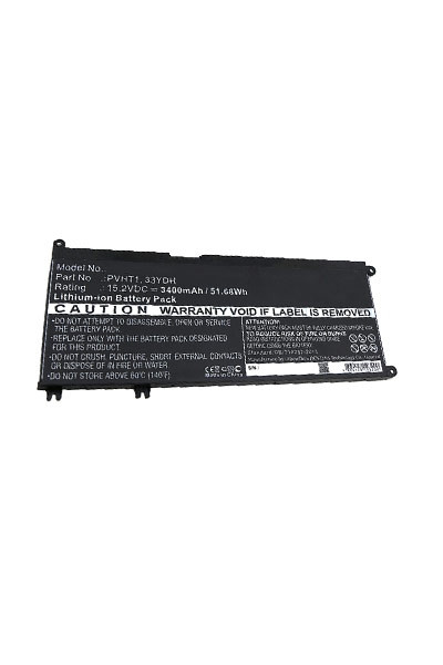 Dell 33YDH accu (15.2 V, 3400 mAh, 56 Wh, 123accu huismerk)  ADE00805 - 1