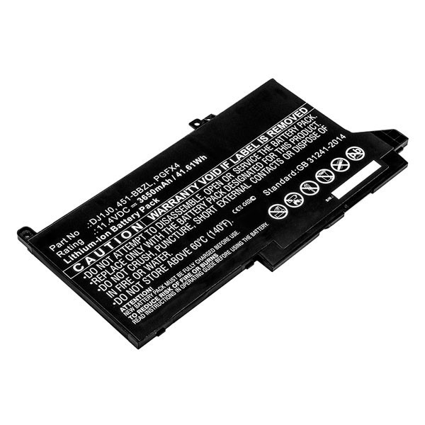 Dell 451-BBZL / DJ1J0 / ONFOH / PGFX4 accu (11.4 V, 3650 mAh, 123accu huismerk)  ADE00853 - 1