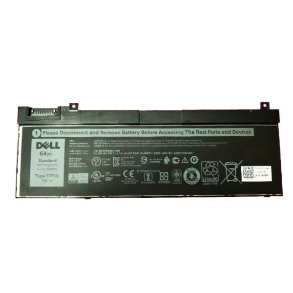 Dell 5TF10 / 0RY3F9 accu (7.6 V, 8000 mAh, 64 Wh, origineel)  ADE01353 - 1