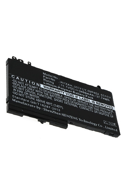 Dell 5TFCY / RYXXH / NGGX5 accu (11.1 V, 3400 mAh, 123accu huismerk)  ADE00763 - 1