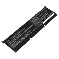 Dell 69KF2 / 70N2F / M59JH accu (11.4 V, 7000 mAh, 123accu huismerk)  ADE01046