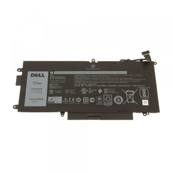 Dell 725KY / K5XWW / N18GG accu (7.6 V, 7500 mAh, 60 Wh, origineel)  ADE01027 - 1