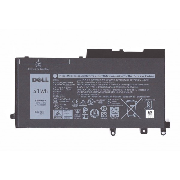 Dell 83XPC / D4CMT / DJWGP / 93FTF accu (11.4 V, 4250 mAh, 51 Wh, origineel)  ADE00940 - 1