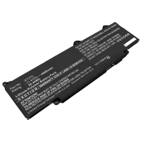 Dell DR02P / 0RXF9T accu (11.4 V, 4600 mAh, 123accu huismerk)  ADE01334