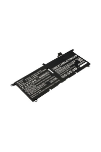 Dell DXGH8 accu (7.6 V, 5500 mAh, 52 Wh, 123accu huismerk)  ADE00900