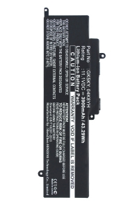 Dell GK5KY / 04K8YH accu (11.1 V, 3900 mAh, 123accu huismerk)  ADE00599