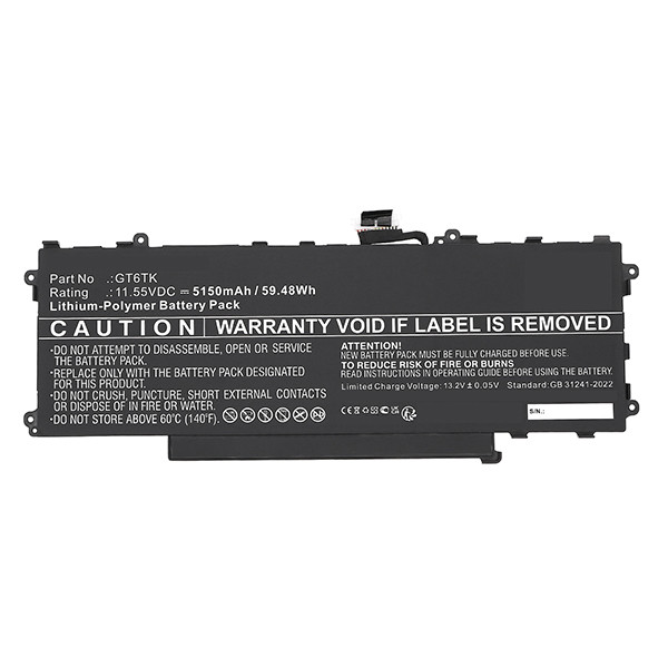 Dell GT6TK / K2CPY accu (11.55 V, 5150 mAh, 123accu huismerk) ADE01400 - 1