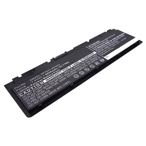 Dell RFN3V / XM2D4 / 0P75V7 accu (7.4 V, 6050 mAh, 123accu huismerk)  ADE00779 - 1