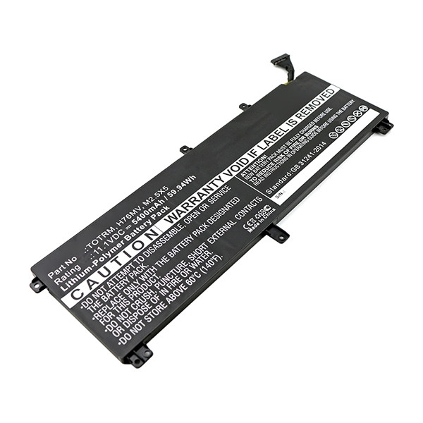 Dell T0TRM accu (11.1 V, 5400 mAh, 123accu huismerk)  ADE00827 - 1