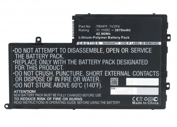 Dell TRHFF  / 1V2F6 / 5MD4V accu (11.1 V, 3800 mAh, 43 Wh, 123accu huismerk)  ADE00571 - 1