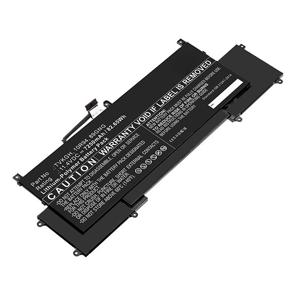 Dell TVKGH accu (11.4 V, 7250 mAh, 123accu huismerk)  ADE01121 - 1