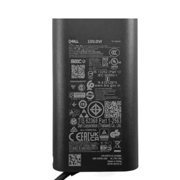 Dell USB-C 100W adapter (20 V, 5 A, 100 W, origineel) ADE01369 - 3