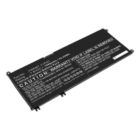 Dell V1P4C accu (7.6 V, 7000 mAh, 123accu huismerk)  ADE01246