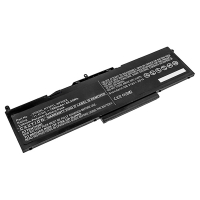 Dell VG93N accu (11.4 V, 7500 mAh, 123accu huismerk)  ADE01070