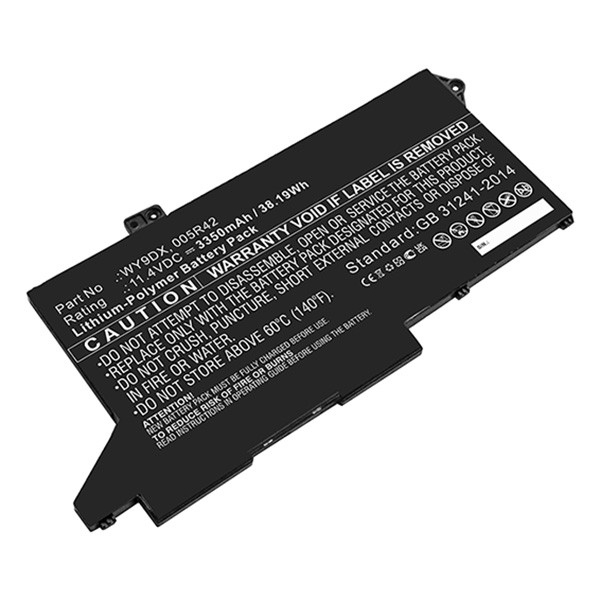 Dell WY9DX / 005R42 accu (11.4 V, 3350 mAh, 123accu huismerk)  ADE01233 - 1