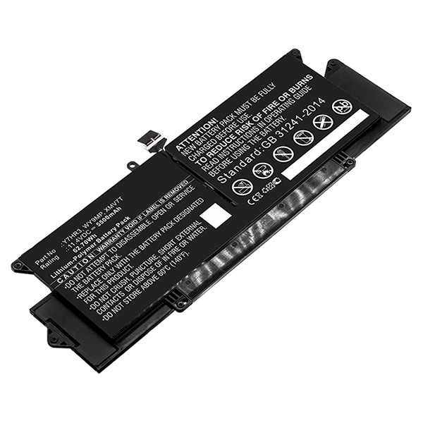 Dell Y7HR3 / WY9MP accu (11.4 V, 5500 mAh, 123accu huismerk)  ADE01041 - 1