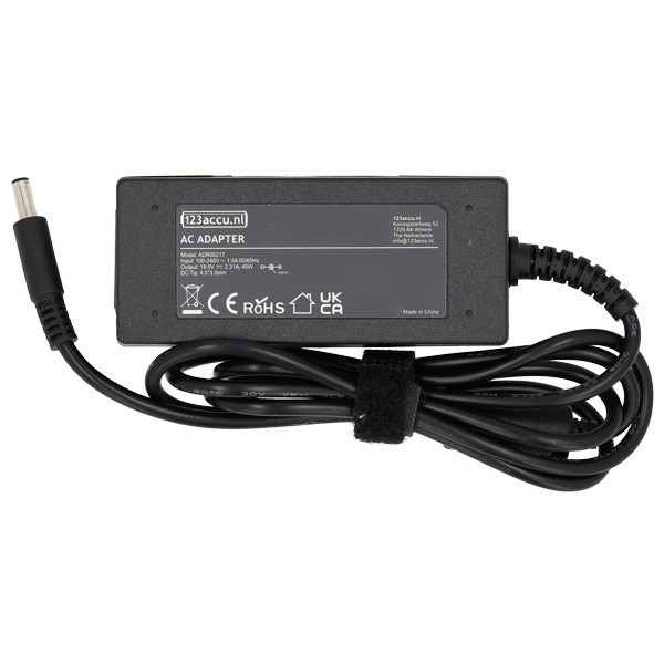 Dell adapter (19.5 V, 2.31 A, 45 W, 4.5 x 3.0 plugmaat, 123accu huismerk) ADE00153 - 3