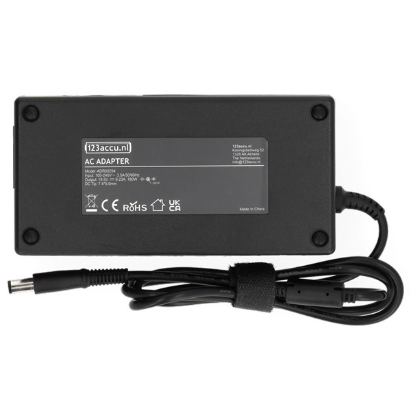 Dell adapter (19.5 V, 9.23 A, 180 W, 123accu huismerk) ADR00254 - 2