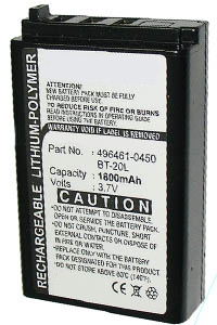 Denso 496461-0450 / BT-20L accu (1800 mAh, 123accu huismerk)  ADE00016