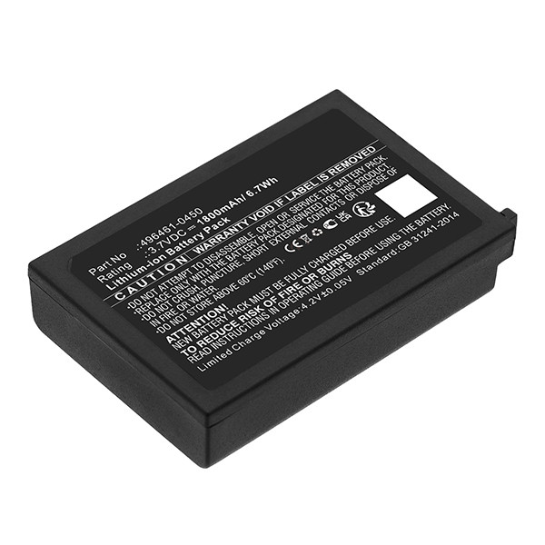 Denso 496461-0450 / BT-20L accu (1800 mAh, 123accu huismerk) ADE00016 - 1