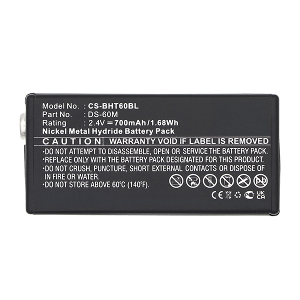 Denso DS-60M accu (2.4 V, 700 mAh, 123accu huismerk) ADE00018 - 4