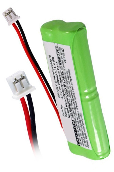 Dogtra BP12RT / BP12 / GPRHC043M016 accu (4.8 V, 300 mAh, 123accu huismerk)  ADO00107 - 1