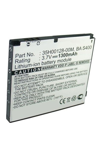 Dopod 35H00128-00M / BA S400 / BB81100 accu (1300 mAh, 123accu huismerk)  ADO00073 - 1