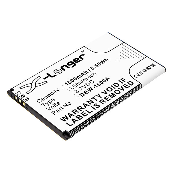 Doro DBW-1600A accu (3.7 V, 1500 mAh, 123accu huismerk)  ADO00259 - 1