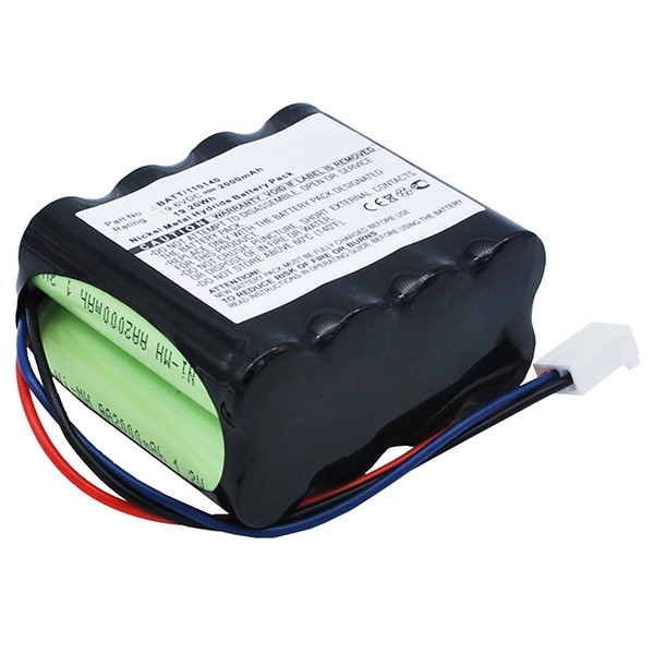Dräger 120140 / BATT/110140 accu (9.6 V, 2000 mAh, 123accu huismerk) ADR00011 - 1