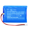 Dräger 504053 / 2450-3004 accu (3.7 V, 2200 mAh, 123accu huismerk)  ADR00146 - 2