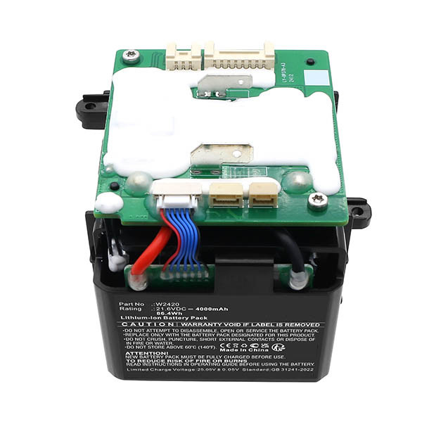 Dreame H30 / W2420 accu (21.6 V, Li-ion, 4.0 Ah, 123accu huismerk) ADR01277 - 3