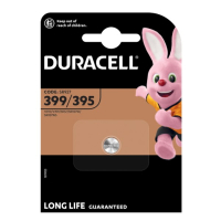 Duracell 395 / 399 / SR57 zilveroxide knoopcel batterij 1 stuk  ADU00203
