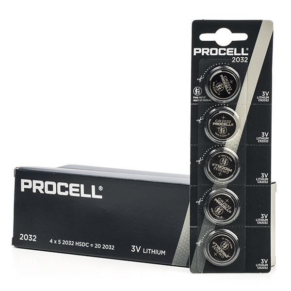 Duracell Aanbieding: Duracell Procell CR2032 Lithium knoopcel batterij (10 stuks)  ADU00239 - 1