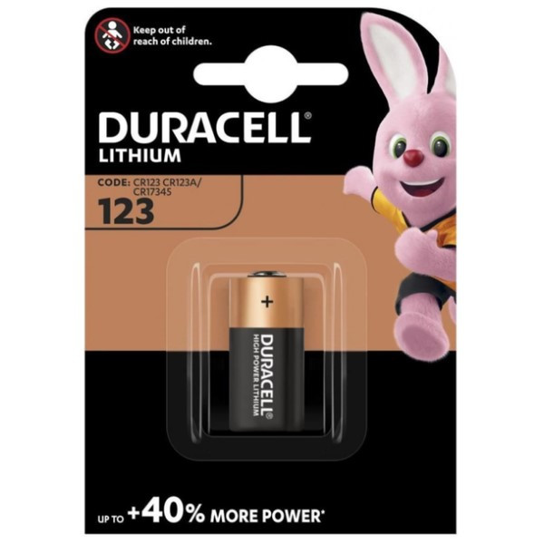 Duracell CR123A / DL123A Lithium Batterij (5 stuks)  ADU00334 - 1