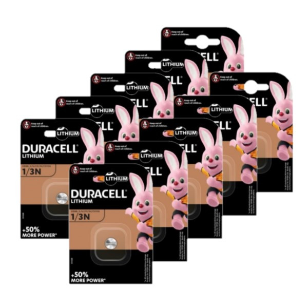 Duracell CR1/3N 3V Lithium batterij 10 stuks ADU00306 - 1