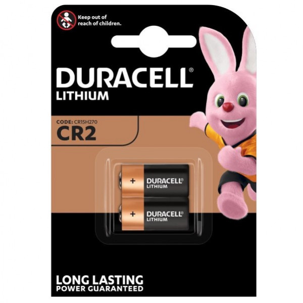 Duracell CR2 Lithium Batterij (2 stuks, 3V, 750 mAh) ADU00043 - 1