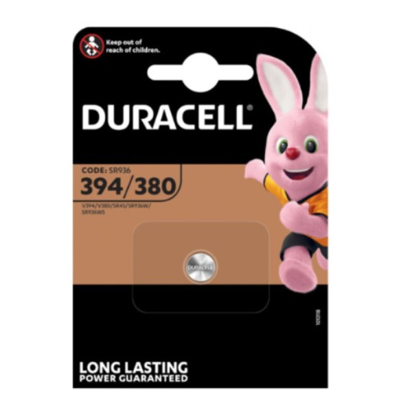 Trechter webspin Nieuwjaar Uitpakken Duracell D394 / V394 / 394 / SR45 zilveroxide knoopcel batterij 1 stuk  Duracell 123accu.nl